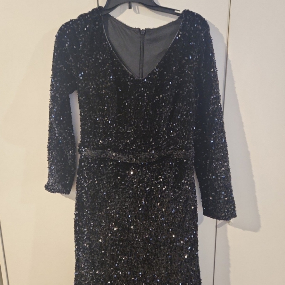 Long formal sequin dress